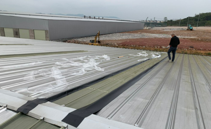 松滋厂房屋面防水维修案例